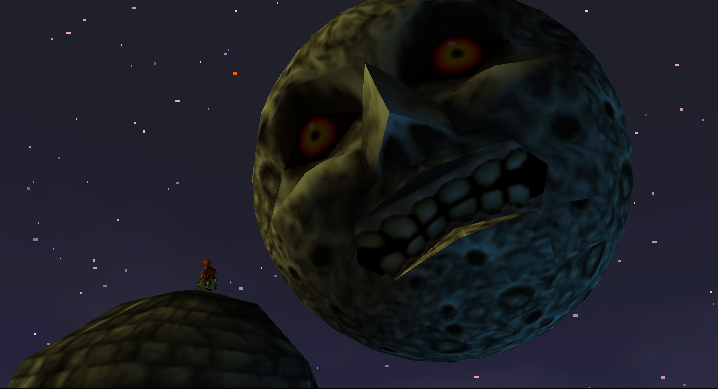 The moon in Majora's Mask